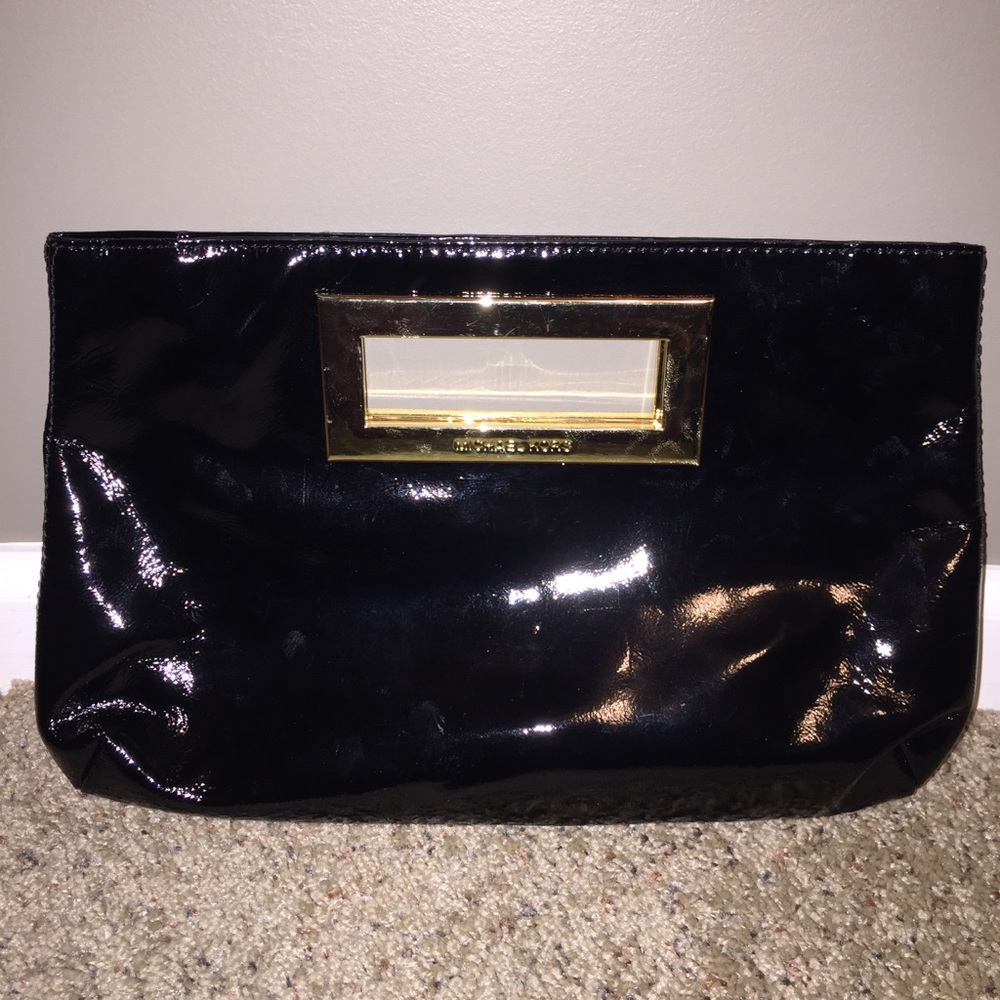 Michael Kors Patent Leather Clutch